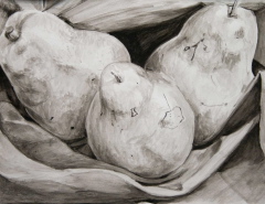 Drawing titled Pears